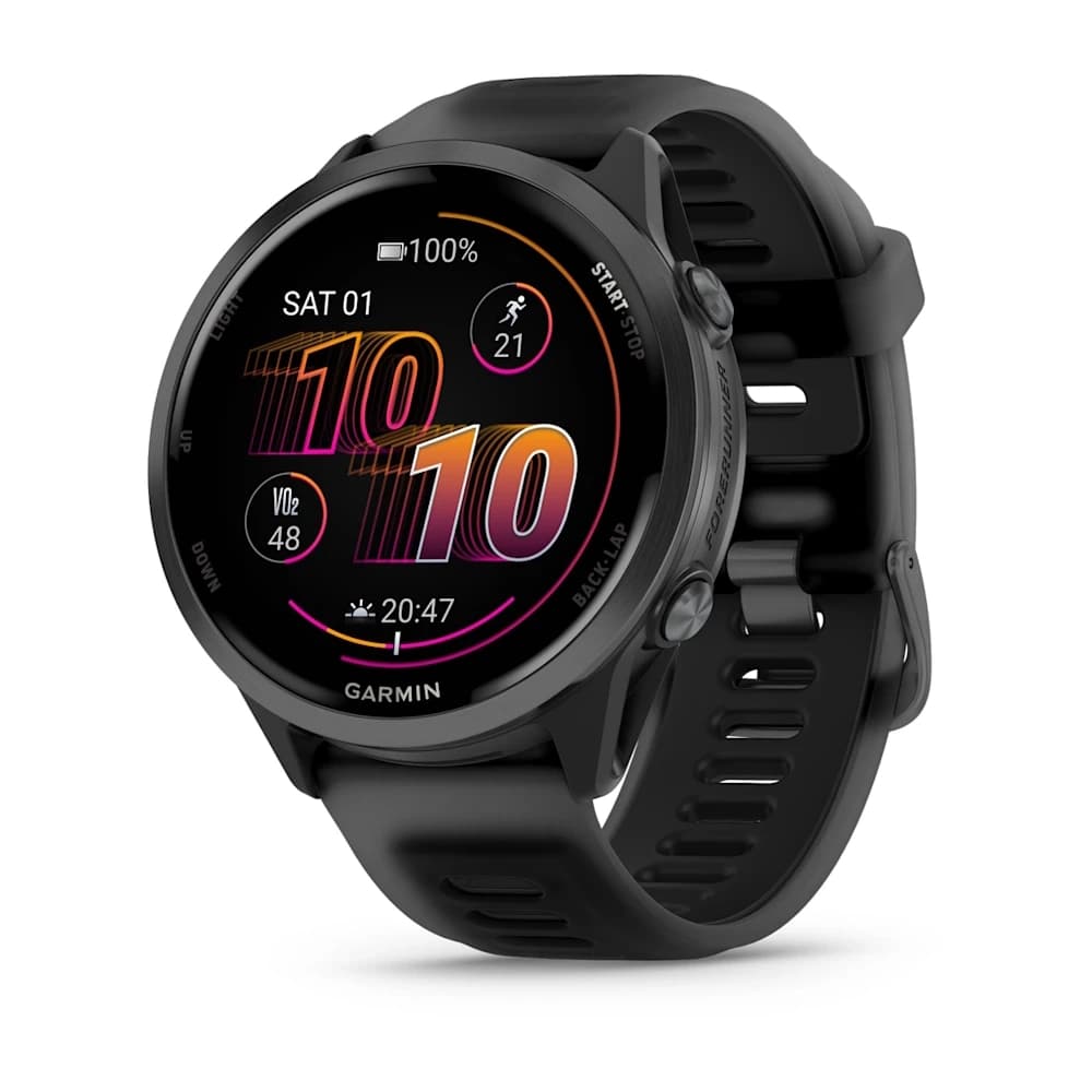 Forerunner 570 - 47mm Slate Grey Aluminium with Translucent Black/Black Band