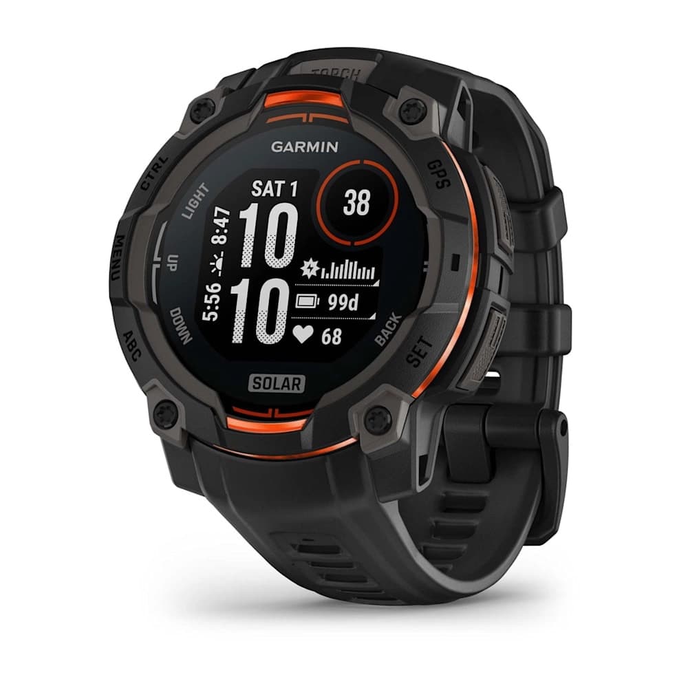 Instinct 3 – 45 мм, Solar Black with black band
