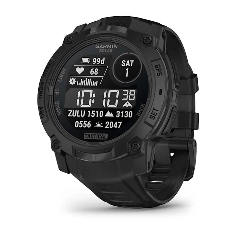 Instinct 3 – 50 mm, Solar, Tactical Edition Black with Charcoal Band