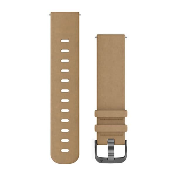 Quick Release Band 20mm Tan Suede/Slate