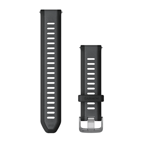 Quick Release Bands (20 mm) Black/Slate grey