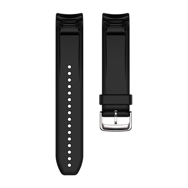 QuickFit 22 Watch Bands (Approach S60) Black Silicone