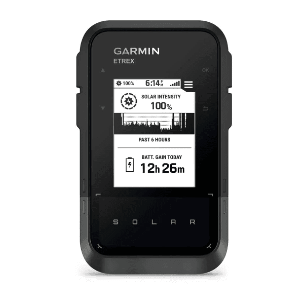 eTrex Solar Solar Powered Hiking GPS Handheld