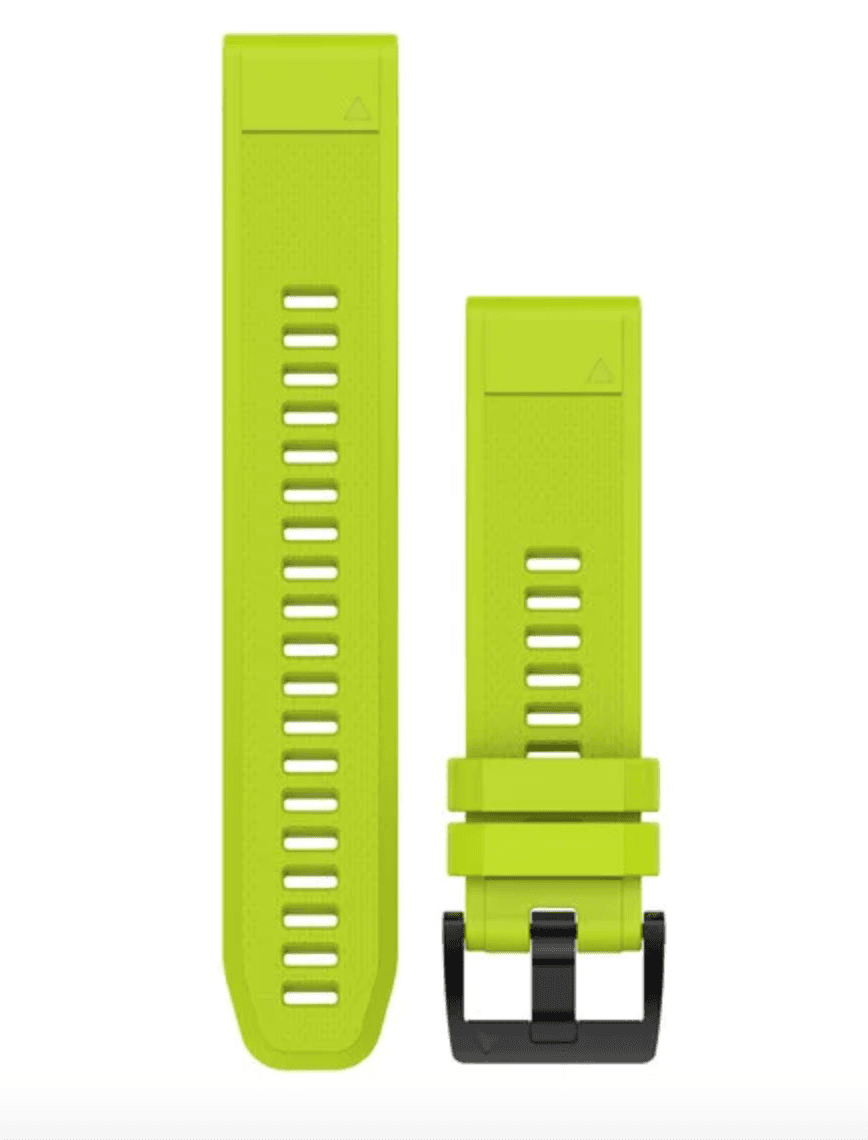 QuickFit band 22 mm Amp yellow silicone