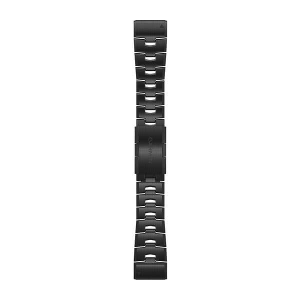 QuickFit Band 26mm Vented Titanium Bracelet with Carbon Gray DLC