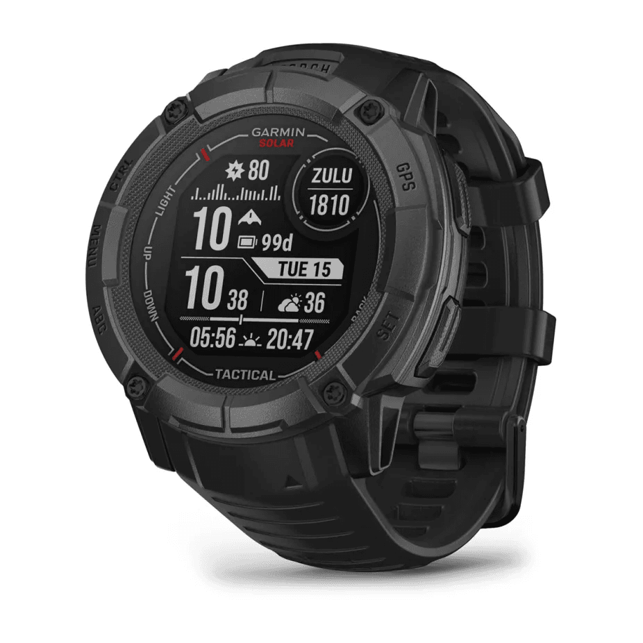 Instinct 2X Solar - Tactical Edition Black