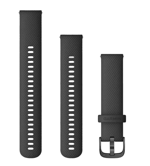 Quick Release Band 20mm Black/Slate/Two Sizes Included
