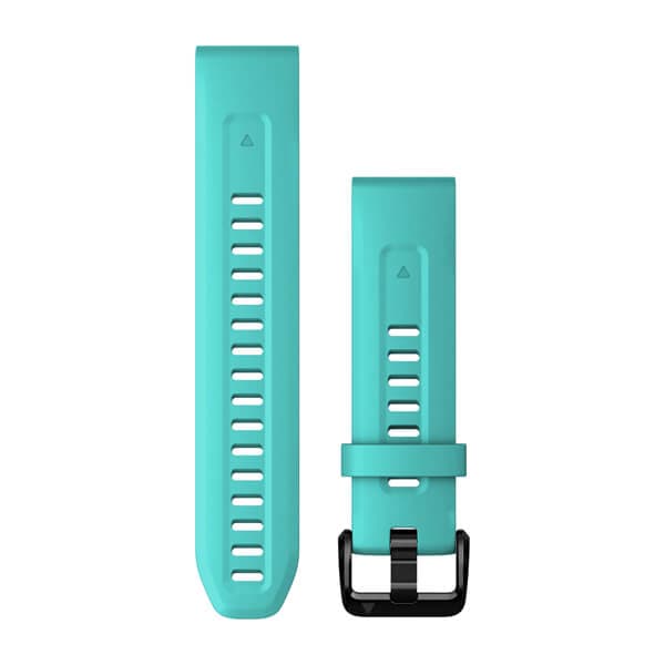 QuickFit 20 Watch Bands Aqua Silicone