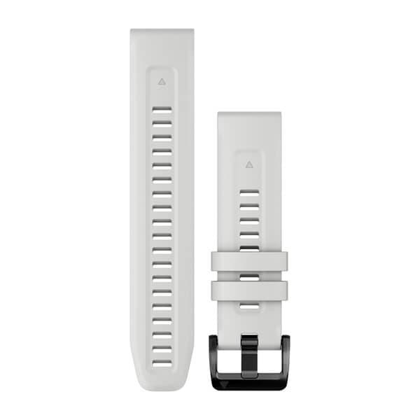 QuickFit 22 Watch Bands Carrera White Silicone