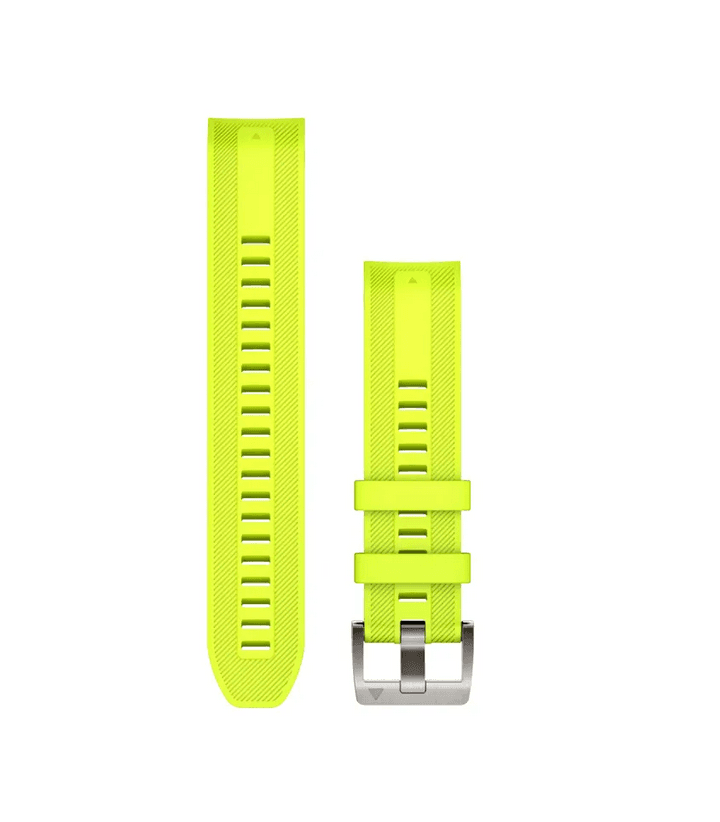 QuickFit 22 Watch Bands Amp Yellow Silicone Strap