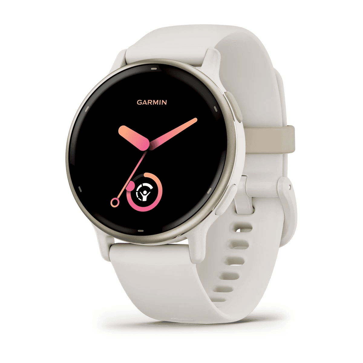 Vivoactive 5 Cream Gold Aluminum Bezel with Ivory Case and Silicone Band