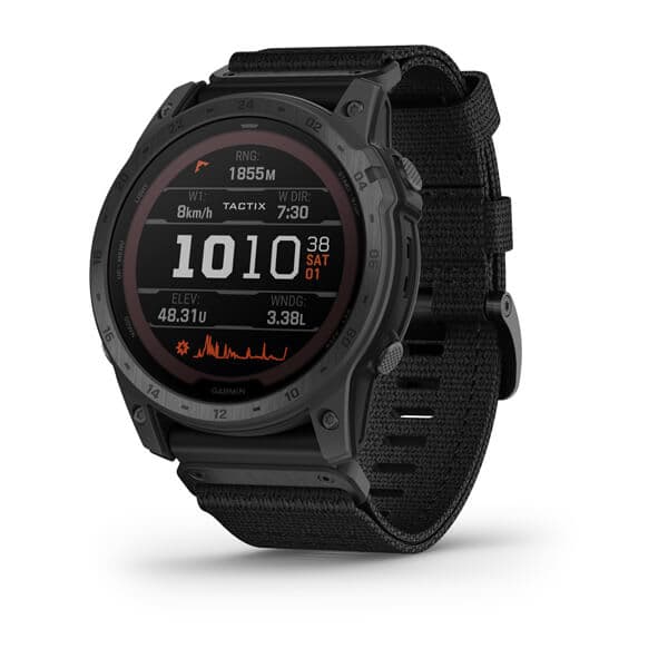 Tactix 7 – Pro Ballistics Edition Solar Powered Tactical GPS Watch with Applied Ballistics and Nylon Band