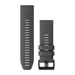 QuickFit 26 Watch Bands Slate grey silicone