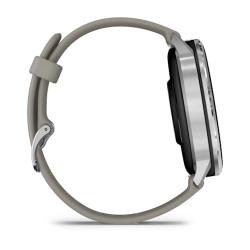 Venu 4 - 45 mm Silver with Silver Grey Silicone Band