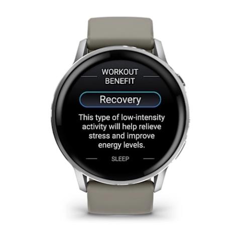 Venu 4 - 45 mm Silver with Silver Grey Silicone Band