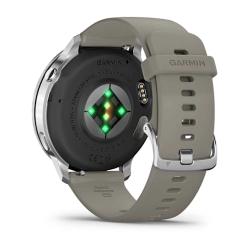 Venu 4 - 45 mm Silver with Silver Grey Silicone Band