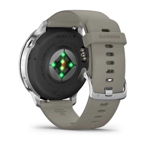 Venu 4 - 45 mm Silver with Silver Grey Silicone Band