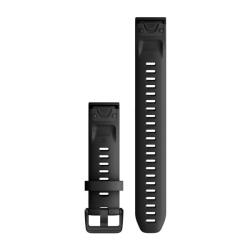 QuickFit Band 20mm Black Silicone Large