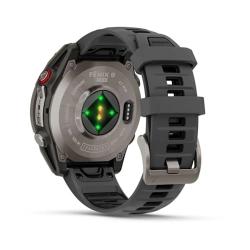 Garmin Fenix 8 Pro – 47 mm, AMOLED Sapphire, Titanium with Graphite/black silicone band