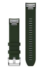 QuickFit 22 Pine Green Silicone Strap Marq Athlet