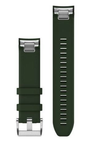 QuickFit 22 Pine Green Silicone Strap Marq Athlet