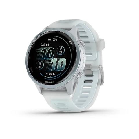 Forerunner 570 - 42mm Cloud Blue Aluminium with Translucent Whitestone/Cloud Blue Band