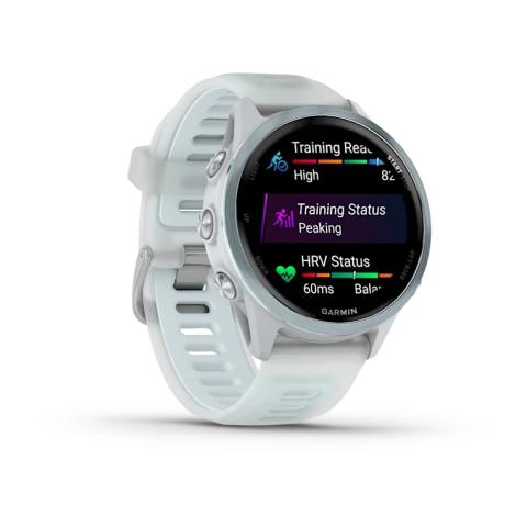 Forerunner 570 - 42mm Cloud Blue Aluminium with Translucent Whitestone/Cloud Blue Band