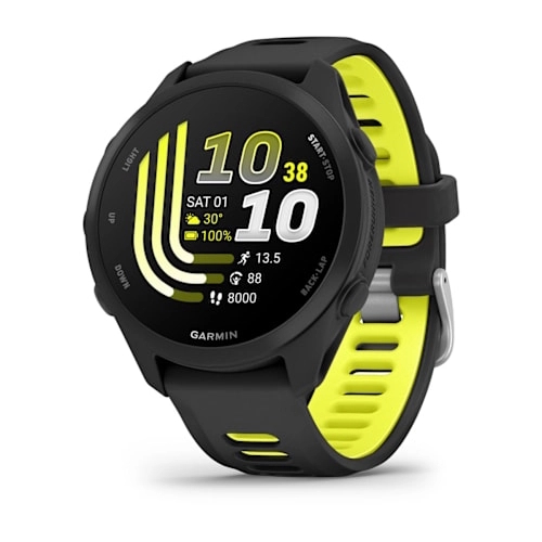 Forerunner 170 Music Black with Black/Amp Yellow Band