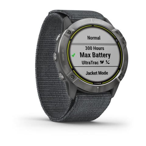 Enduro Steel with Gray UltraFit Nylon Strap
