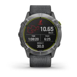 Enduro Steel with Gray UltraFit Nylon Strap