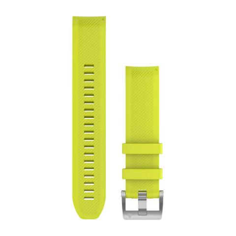 QuickFit 22 Watch Bands Amp Yellow Silicone Strap