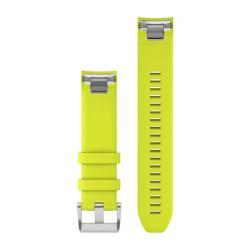 QuickFit 22 Watch Bands Amp Yellow Silicone Strap