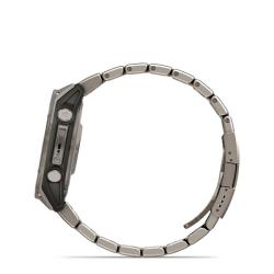 Спортивные часы для бега и триатлона Garmin Fenix 8 – Sapphire bare titanium, graphite with a titanium band, plus a graphite silicone band, 47 mm