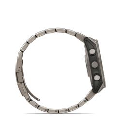 Спортивные часы для бега и триатлона Garmin Fenix 8 – Sapphire bare titanium, graphite with a titanium band, plus a graphite silicone band, 47 mm
