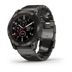 Fenix 7X Pro - Sapphire Solar Edition Carbon Gray DLC Titanium with Vented Titanium Bracelet