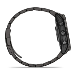 Garmin Fenix 7X Pro - Sapphire Solar Edition Carbon Gray DLC Titanium with Vented Titanium Bracelet