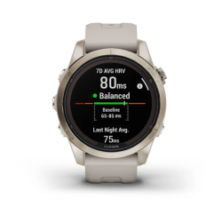 Мультиспортивные часы Garmin Fenix 7S Pro – Sapphire Solar Edition Soft Gold