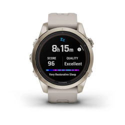 Мультиспортивные часы Garmin Fenix 7S Pro – Sapphire Solar Edition Soft Gold