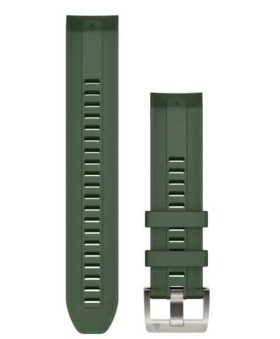 QuickFit 22 Watch Bands Pine Green Silicone Strap
