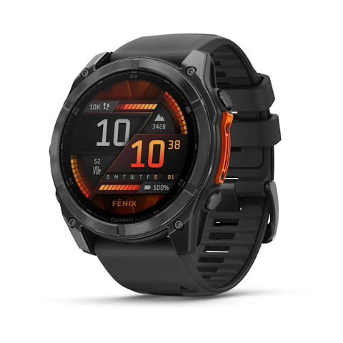 Fenix 8 – AMOLED Slate Gray With A Black Silicone Band 51 mm