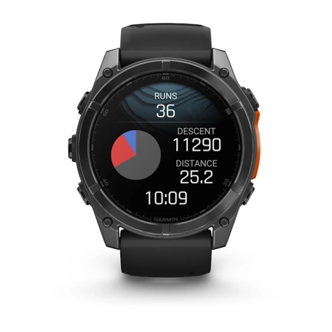 Fenix 8 – AMOLED Slate Gray With A Black Silicone Band 51 mm