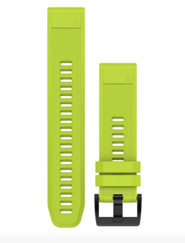 QuickFit band 22 mm Amp yellow silicone