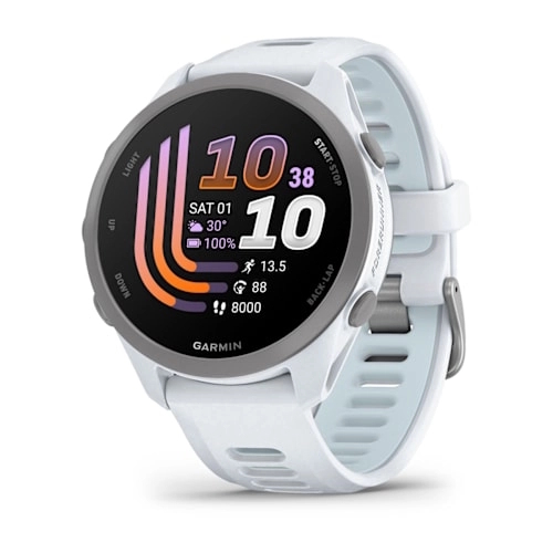 Forerunner 170 Whitestone with Whitestone/Cloud Blue Band