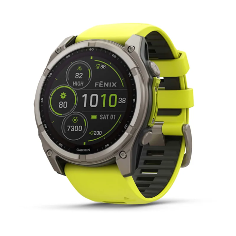 Спортивные часы для бега и триатлона Garmin Fenix 8 – Solar Sapphire
