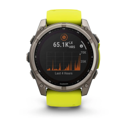 Спортивные часы для бега и триатлона Garmin Fenix 8 – Solar Sapphire