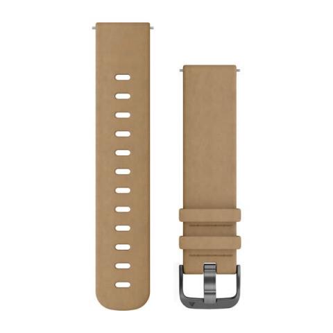 Quick Release Band 20mm Tan Suede/Slate
