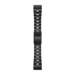 QuickFit Band 26mm Vented Titanium Bracelet with Carbon Gray DLC