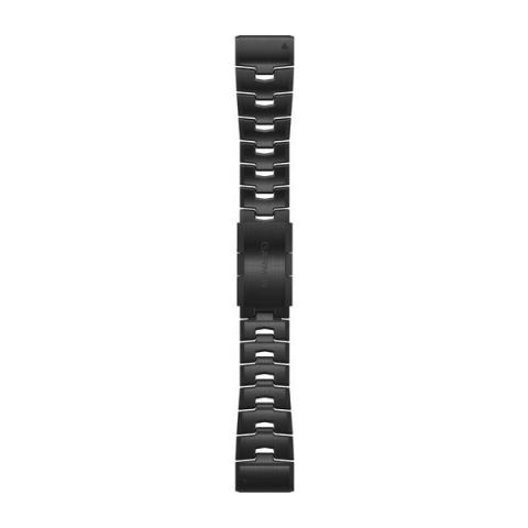 QuickFit Band 26mm Vented Titanium Bracelet with Carbon Gray DLC