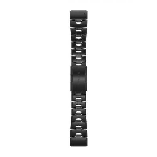 QuickFit Band 26mm Vented Titanium Bracelet with Carbon Gray DLC