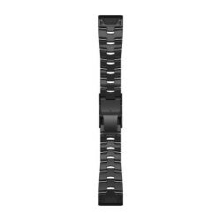 QuickFit Band 26mm Vented Titanium Bracelet with Carbon Gray DLC